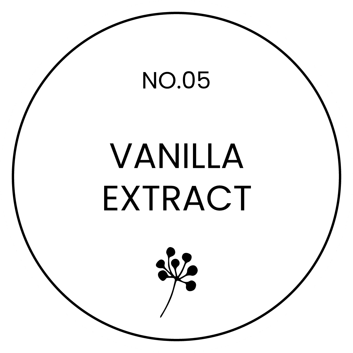 Pantry jar label template from the Labelr app